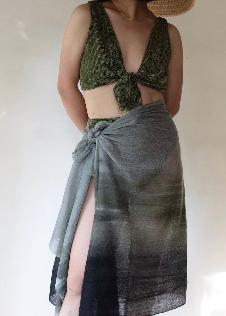 Oats + Rice | Scarf | Green