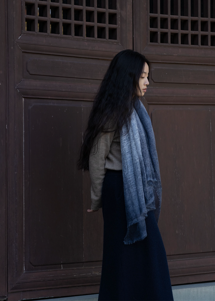 Oats + Rice | Scarf | Navy