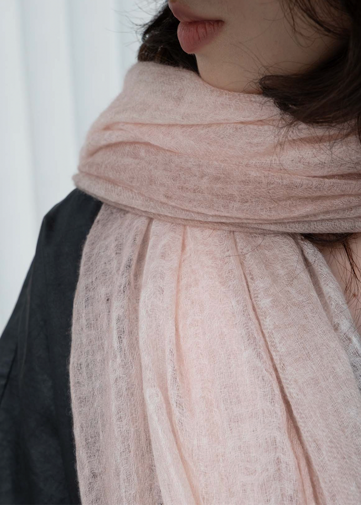 Oats + Rice | Scarf | Pink