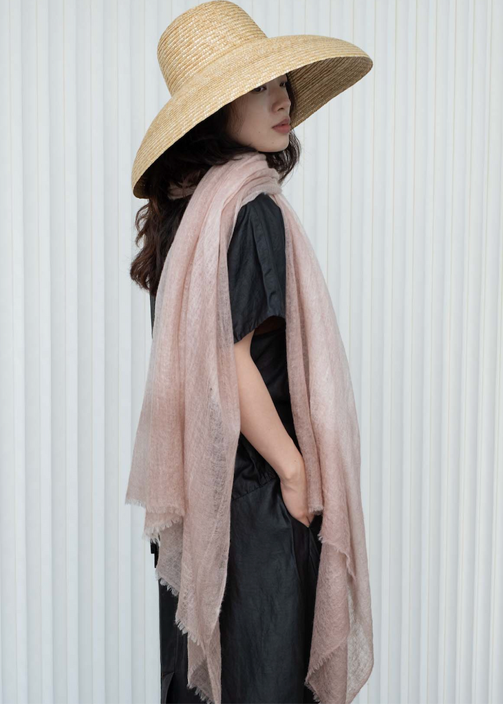 Oats + Rice | Scarf | Pink