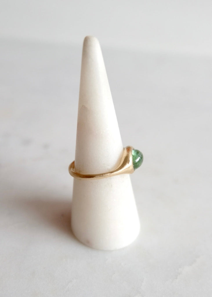 Occasionally Sweet | 14kg Large Green Tourmaline Yui Ring