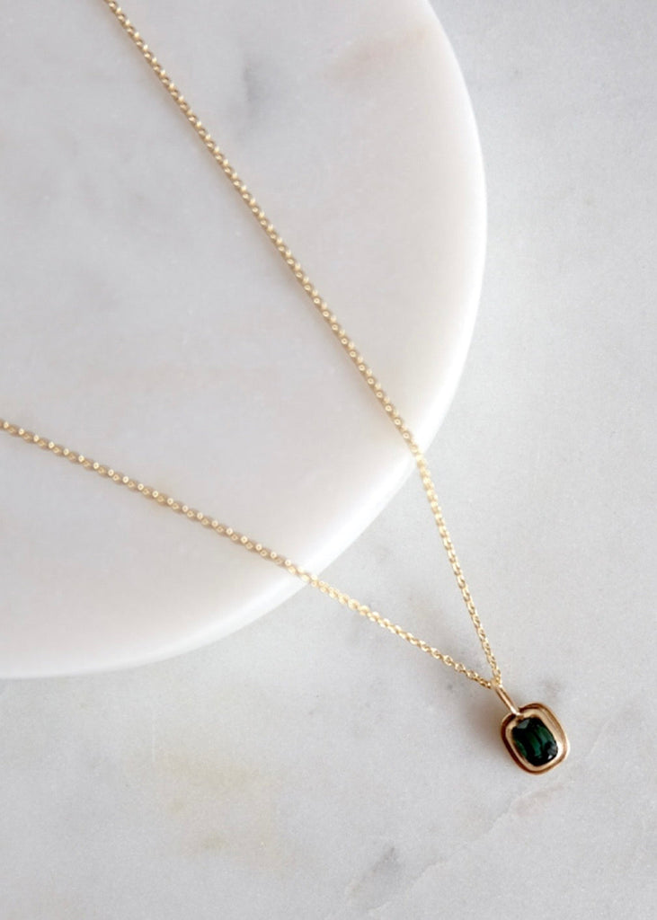 Occasionally Sweet | 14kg Stillwater Necklace | Teal Tourmaline