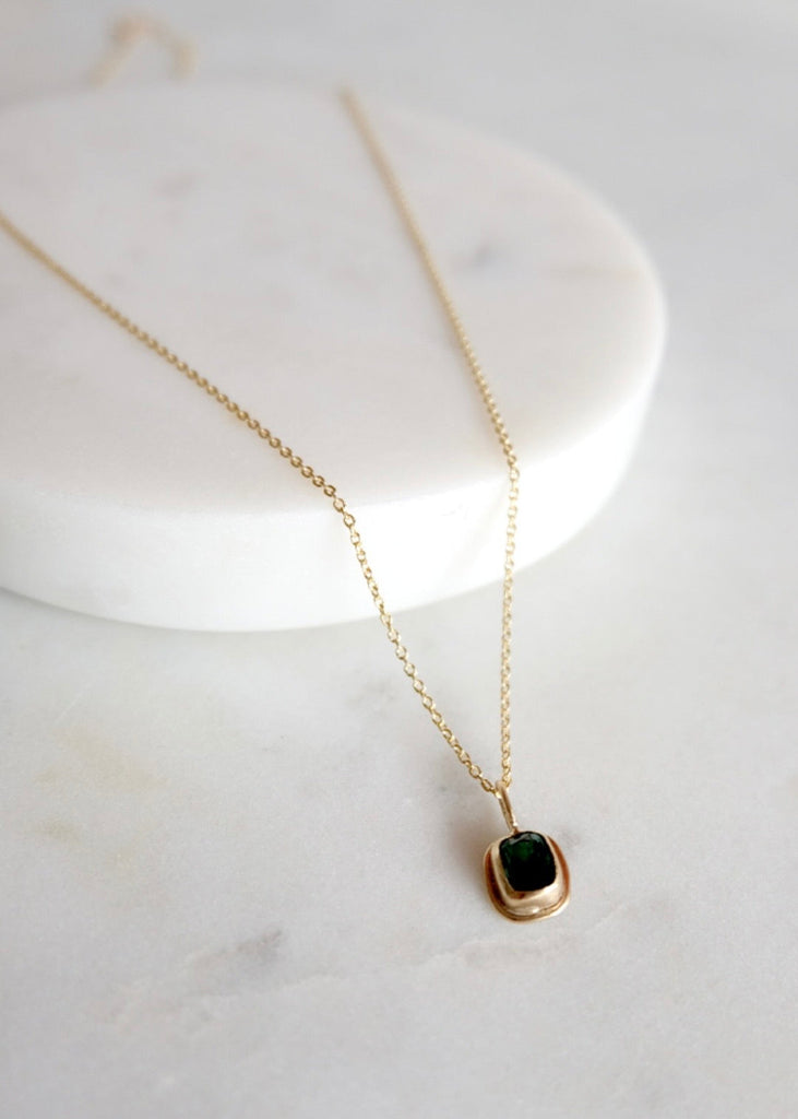 Occasionally Sweet | 14kg Stillwater Necklace | Teal Tourmaline