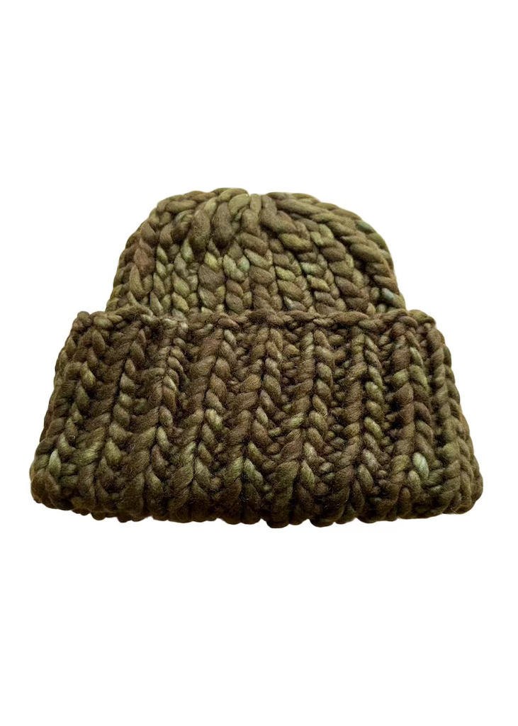 Soft Wool Roving Hat | Olive