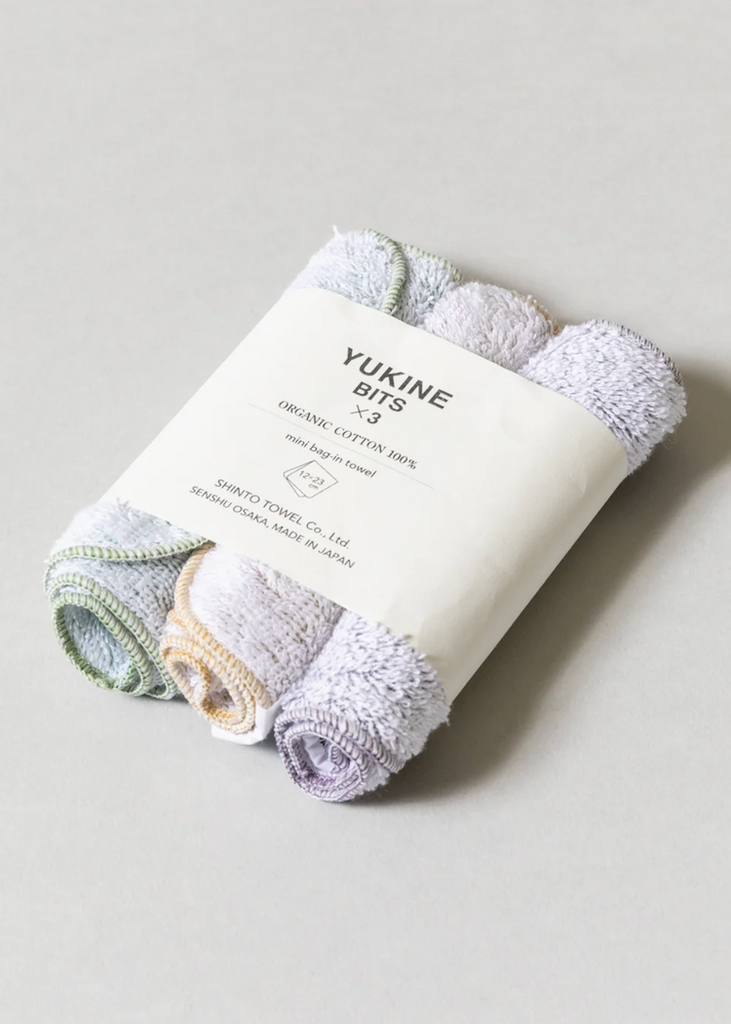 Organic Cotton Yukine Face Towel | Green Set