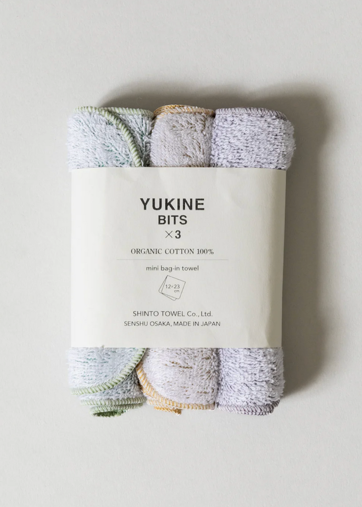 Organic Cotton Yukine Face Towel | Green Set