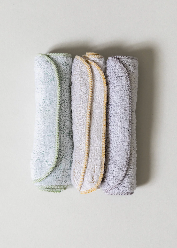 Organic Cotton Yukine Face Towel | Green Set
