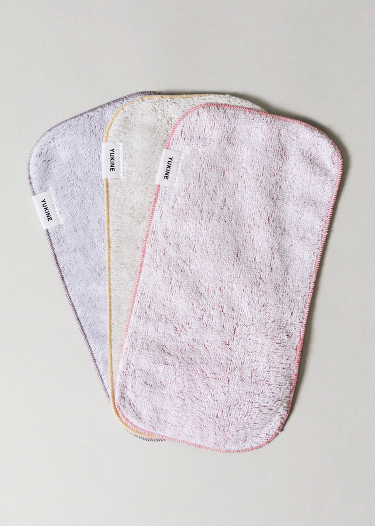 Organic Cotton Yukine Face Towel | Red Set