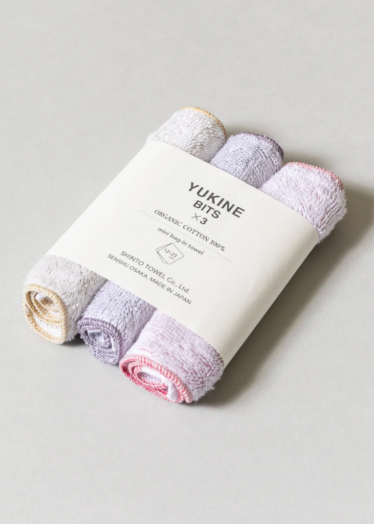 Organic Cotton Yukine Face Towel | Red Set