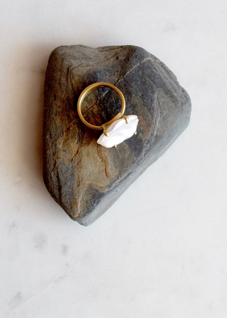 Original Eve | Freshwater Pearl Coin Ring