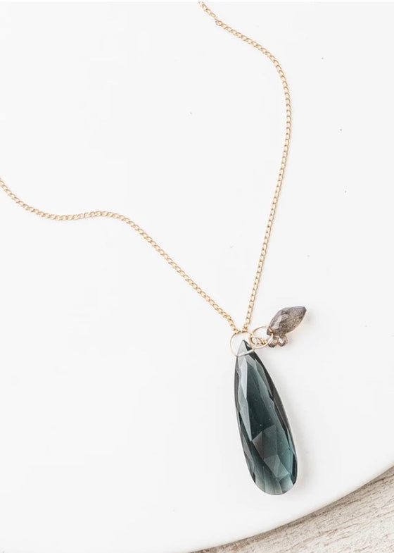 Original Hardware | Hydro Quartz Drop Necklace