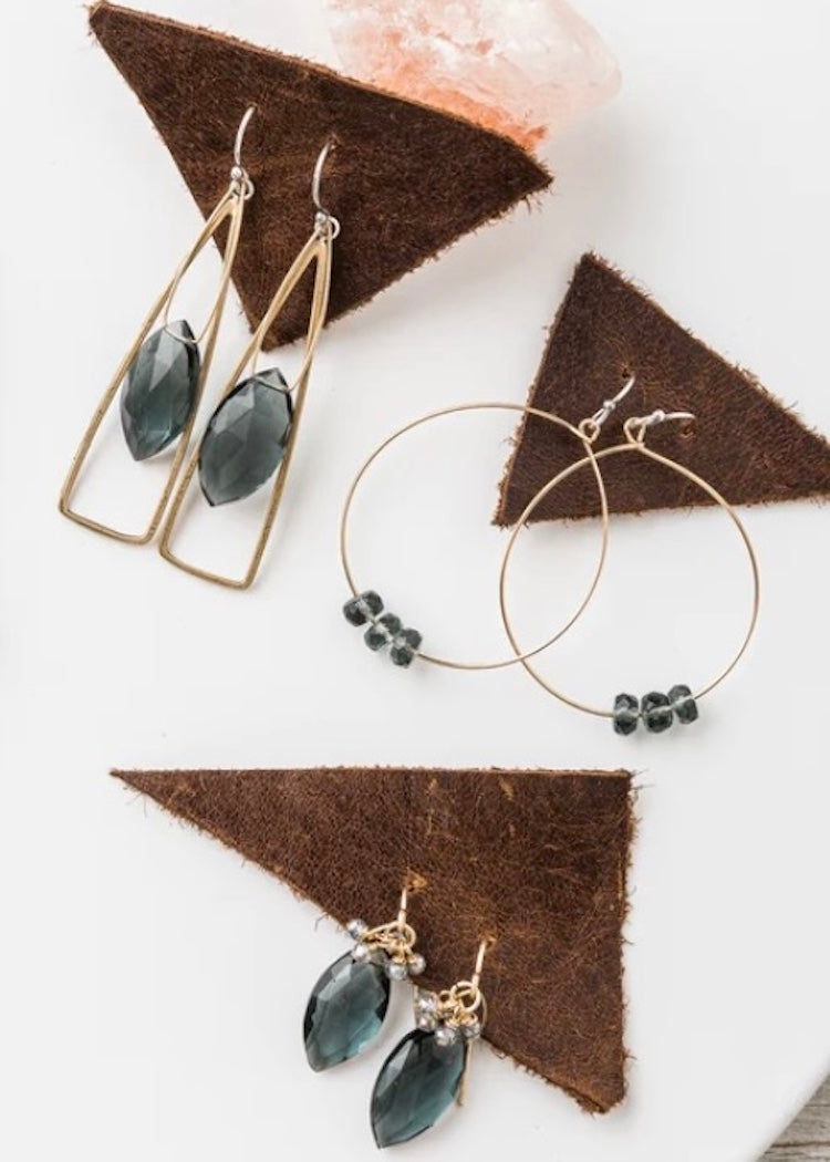 Original Hardware Hydro Quartz Hoop Earrings The Phoenix