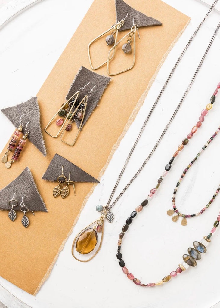 Original Hardware | Long Watermelon Tourmaline Necklace