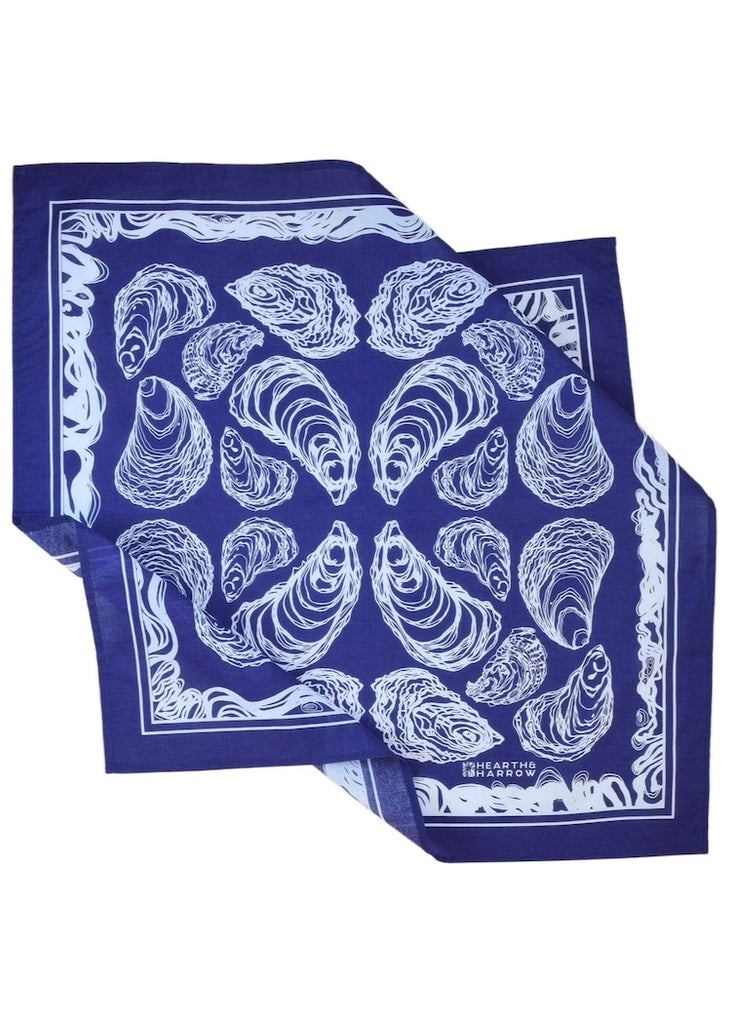 Oyster Bandana Blue