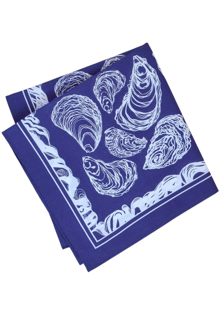 Oyster Bandana Blue