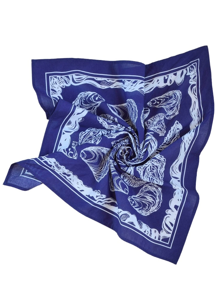 Oyster Bandana Blue
