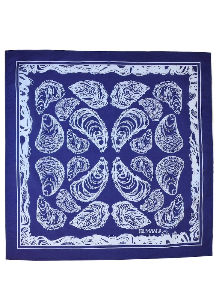 Oyster Bandana Blue
