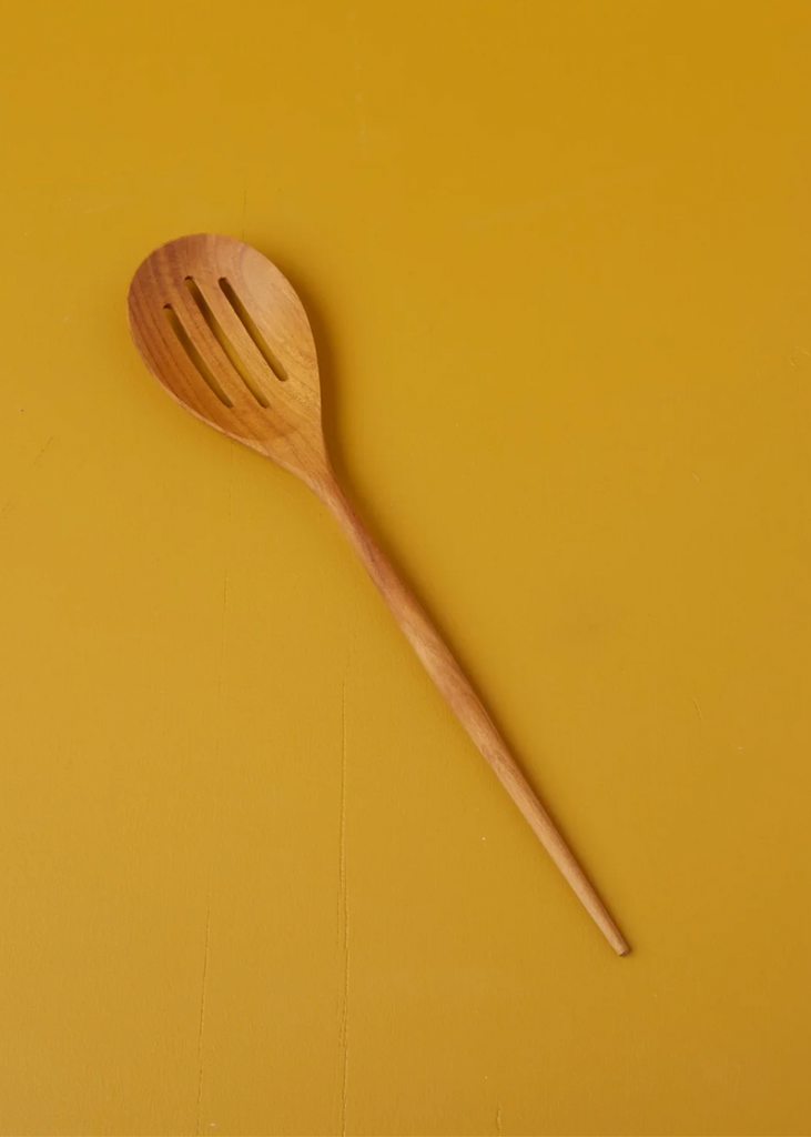 Padma Teak Slotted Spoon