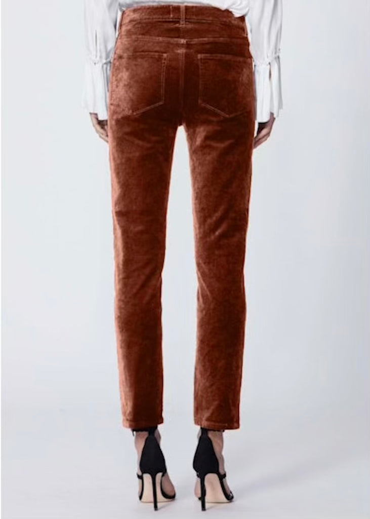 Paige Denim | Cindy with Twisted Seam Split in Chicory Coffee