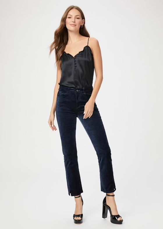 Paige Denim | Cindy with Twisted Seam Split in Deep Navy
