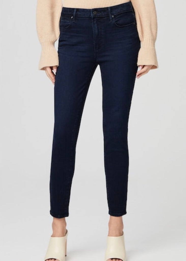 Paige Denim | Hoxton Ankle with Linear Coin Pocket in Fabel