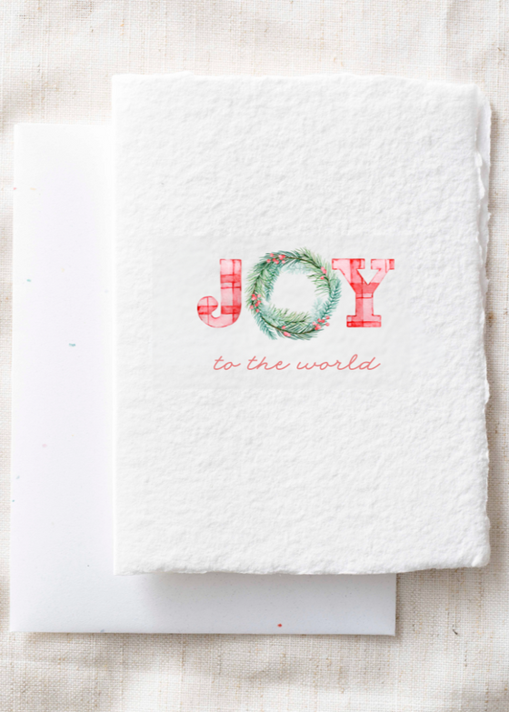Paper Baristas | Red Buffalo Print Joy to the World