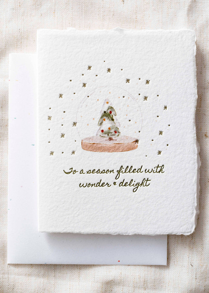 Paper Baristas | Snow Globe Christmas Tree