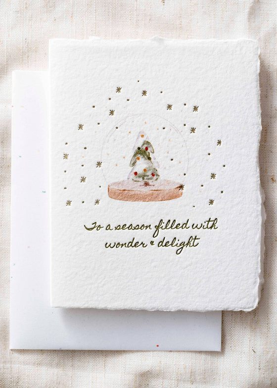 Paper Baristas | Snow Globe Christmas Tree