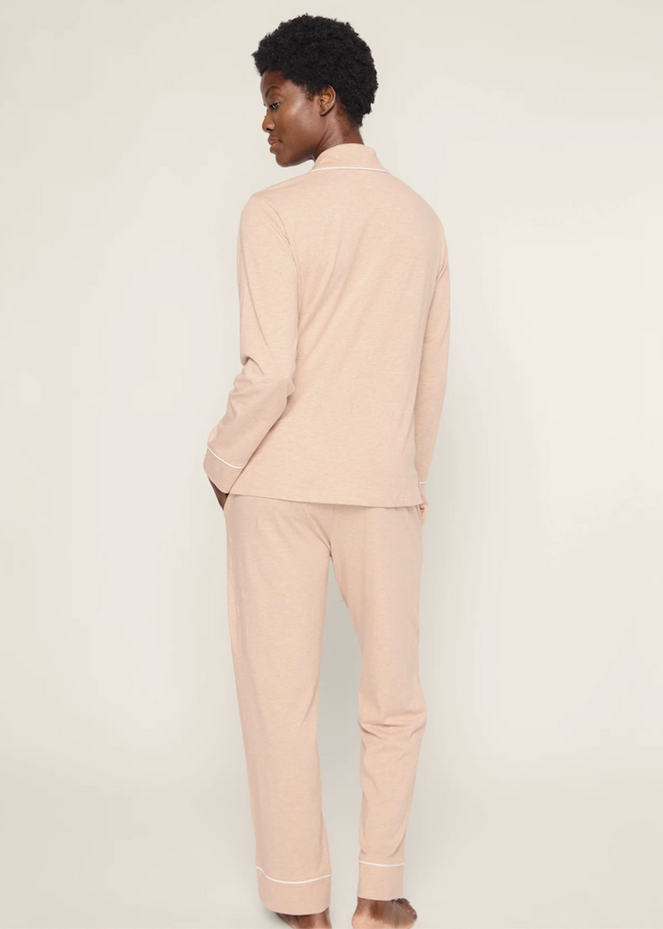 Petite Plume | Pima Pajama Set in Camel