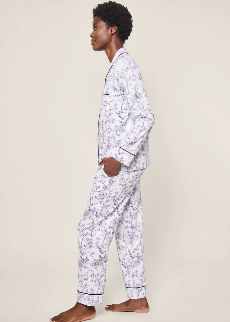 Petite Plume | Pima Pajama Set in Timeless Toile