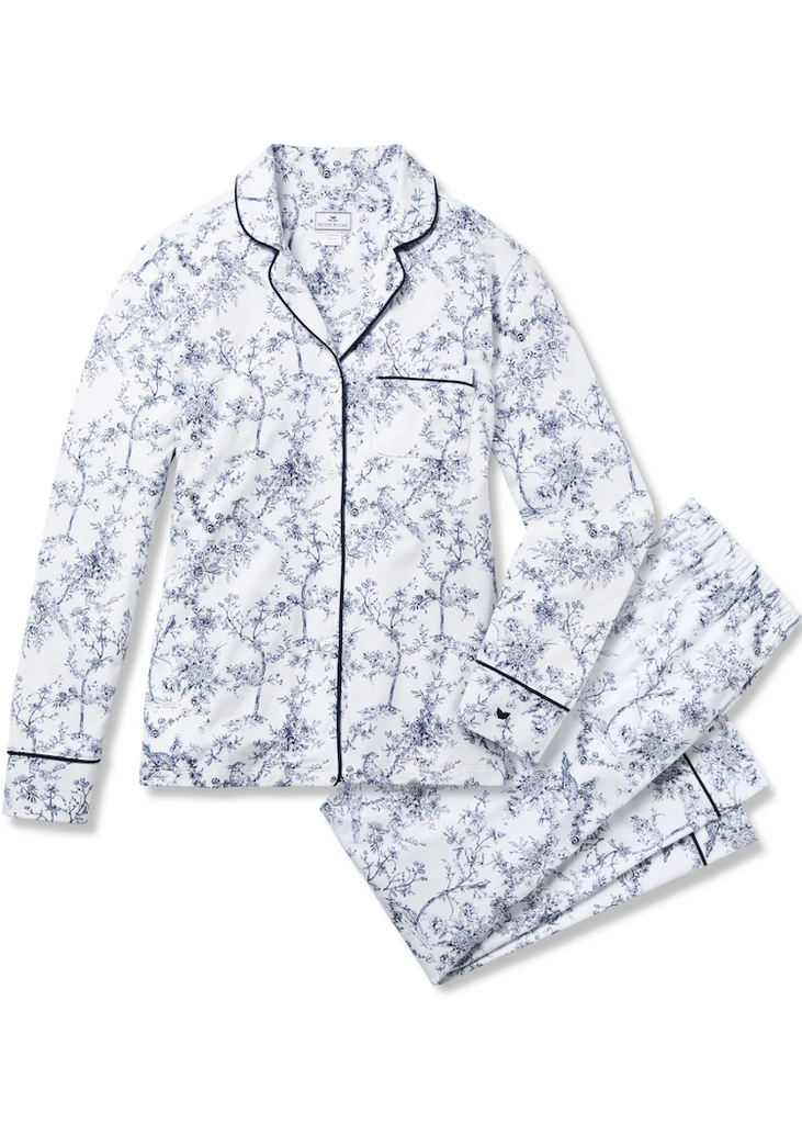 Petite Plume | Pima Pajama Set in Timeless Toile