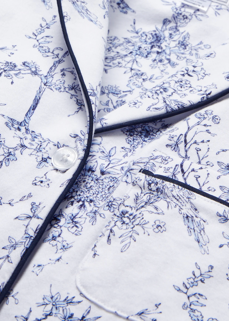 Petite Plume | Pima Pajama Set in Timeless Toile