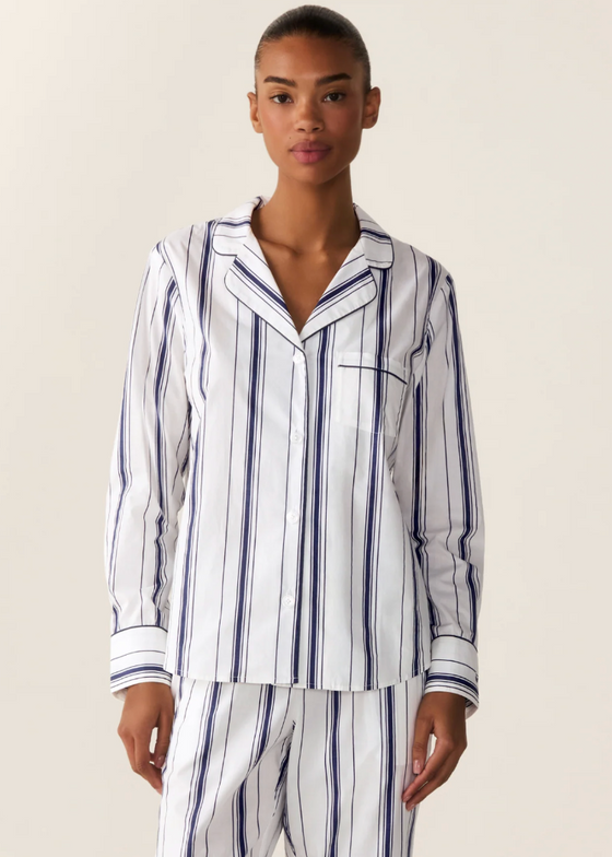 Petite Plume | Poplin Pajama Set in Parlor