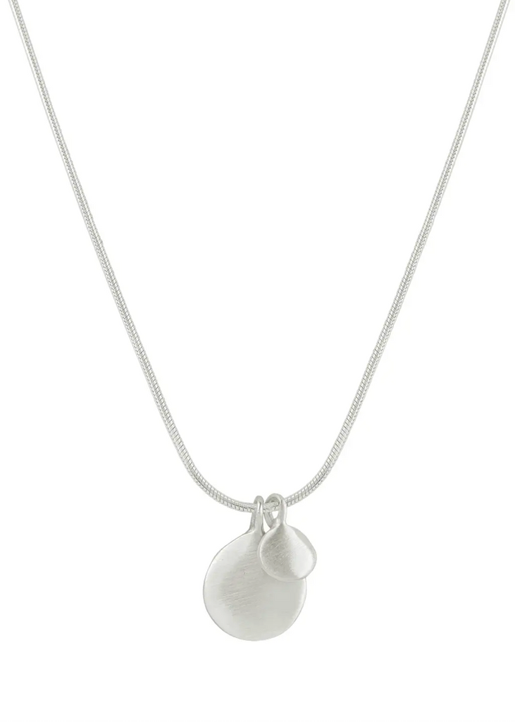 Philippa Roberts | Double Discs Necklace | Silver