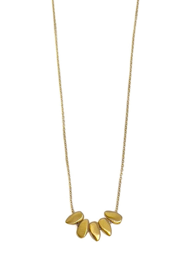 Philippa Roberts | Five Nuggets Necklace Vermeil