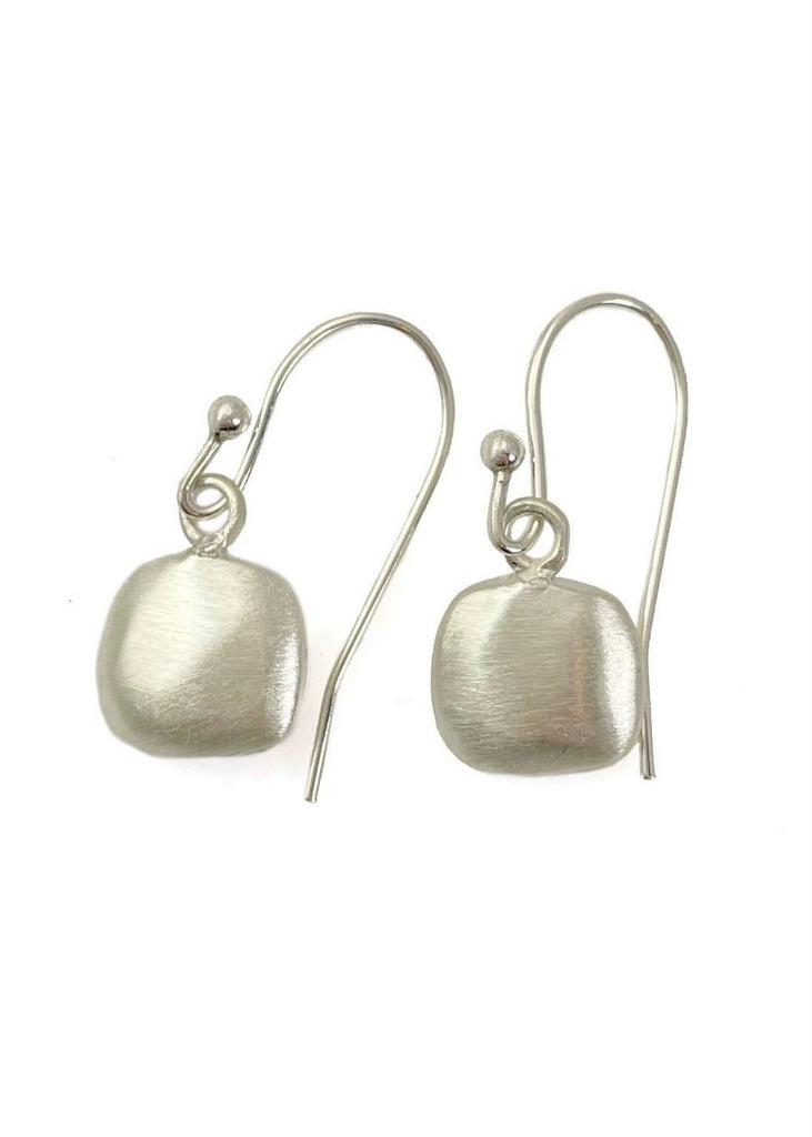 Philippa Roberts | Puffy Square Earrings Silver