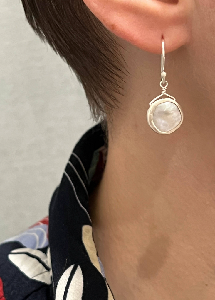 Philippa Roberts | Round Pearl Earrings