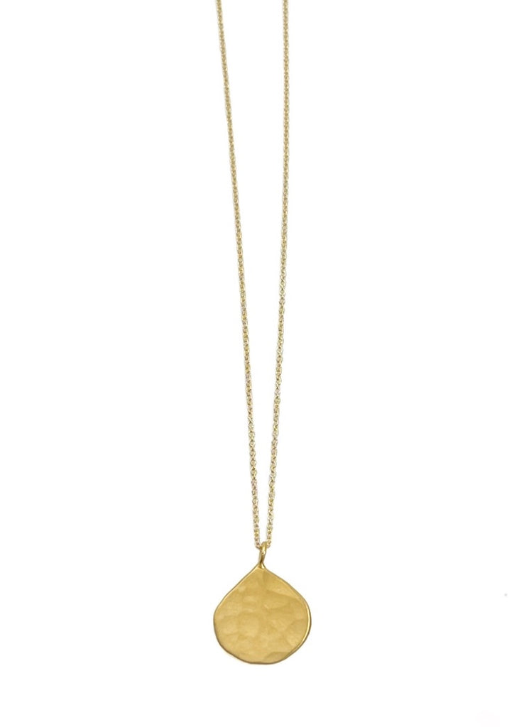 Philippa Roberts | Small Hammered Drop Necklace