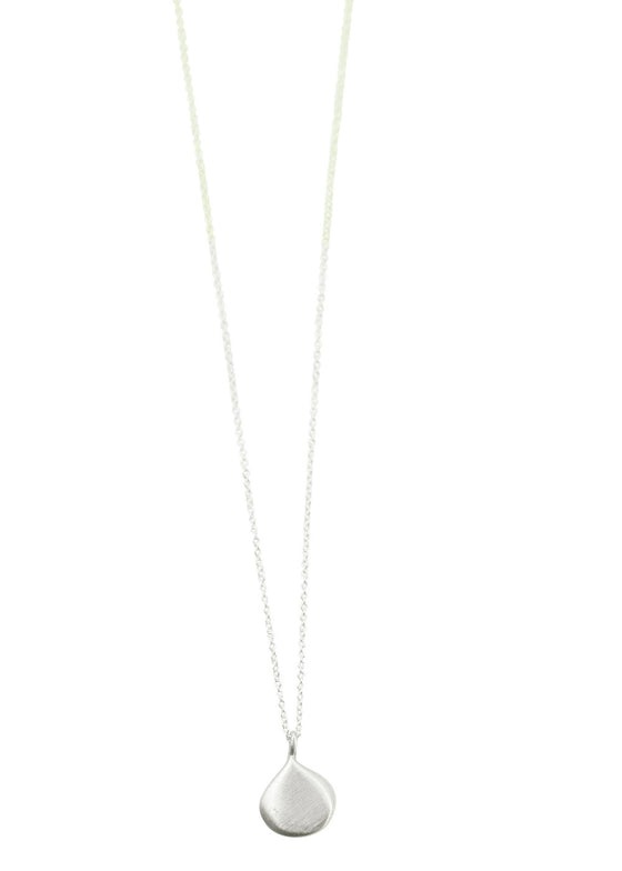 Philippa Roberts | Tiny Smooth Drop Necklace Silver