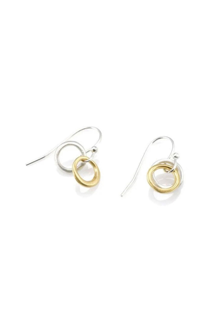 Philippa Roberts | Two Little Circles Earrings SS/Vermeil