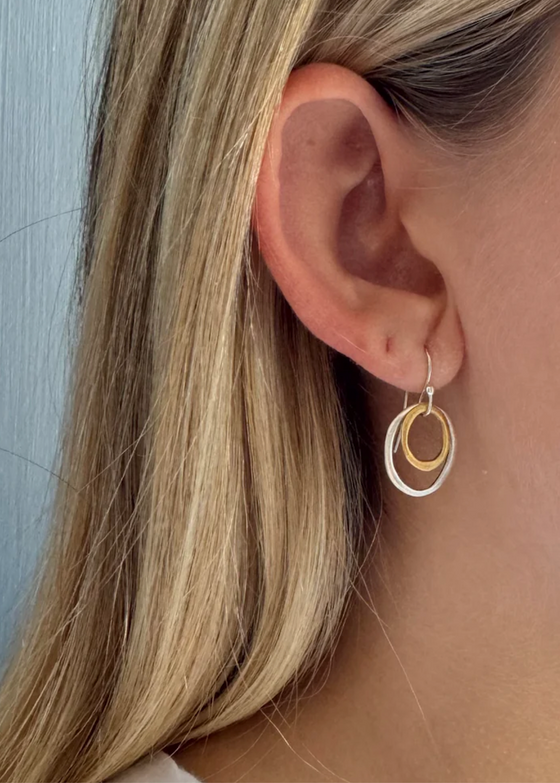 Philippa Roberts | Two Small Ovals Earrings