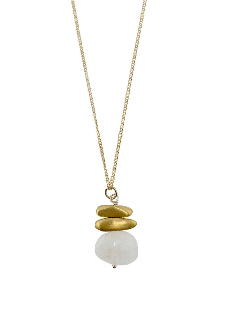 Philippa Roberts | Double Nugget Necklace - Moonstone