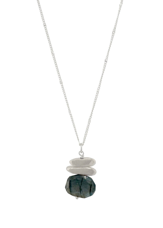 Philippa Roberts | Double Nugget Necklace | Labradorite