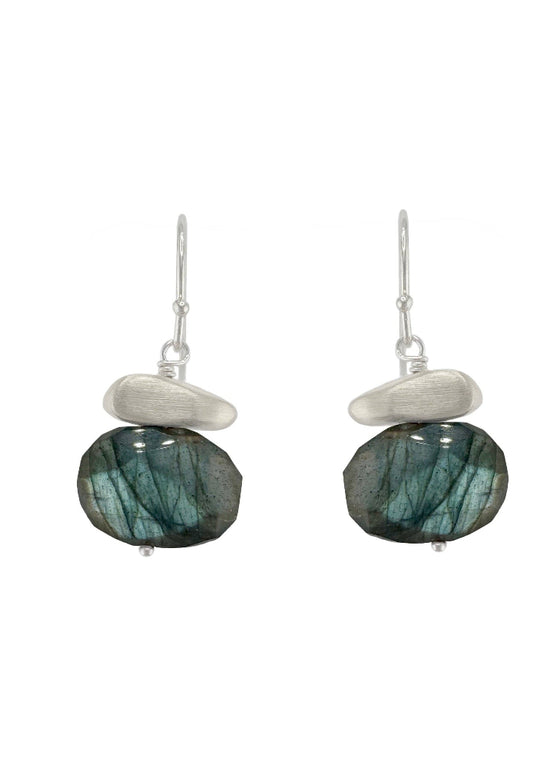 Philippa Roberts | Labradorite Nugget Earrings