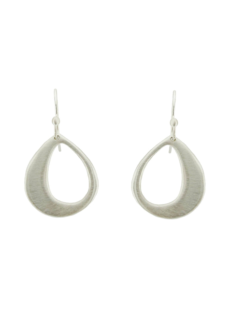 Philippa Roberts | Medium Open Drop Earrings | Sterling Silver