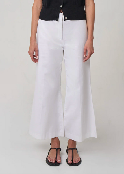Phoebe Jon | Aria Cropped Pant in Cotton Twill