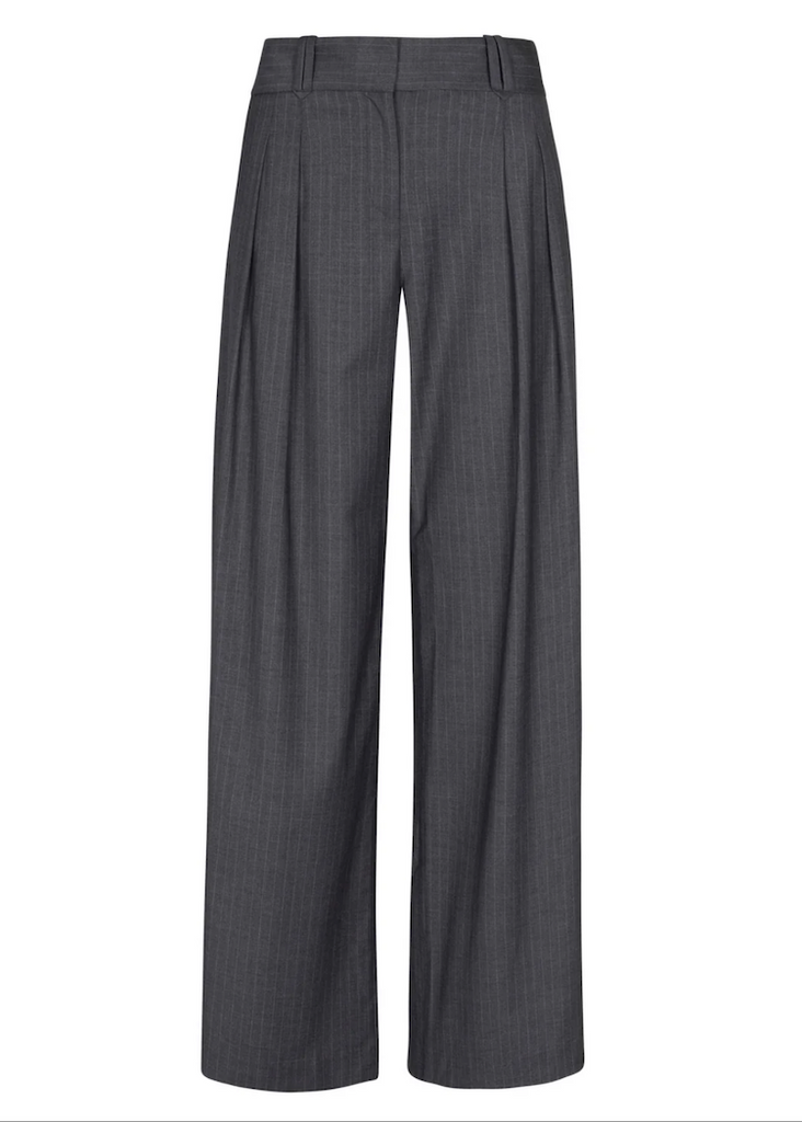 Phoebe Jon | Liza Pinstripe Pleated Pant