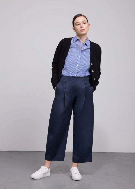 Phoebe Jon | Maddie Barrel Pant | Cotton Twill