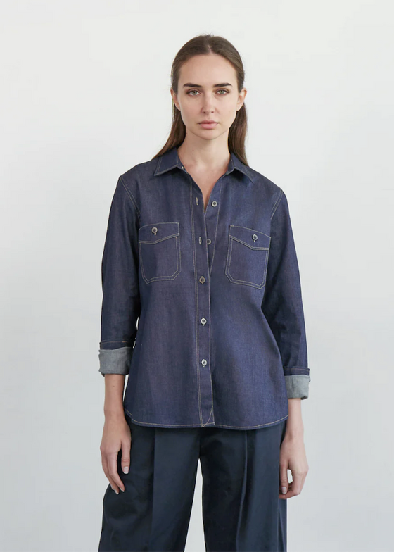 Phoebe Jon | Parker Shirt in Denim