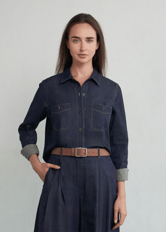 Phoebe Jon | Parker Shirt in Denim